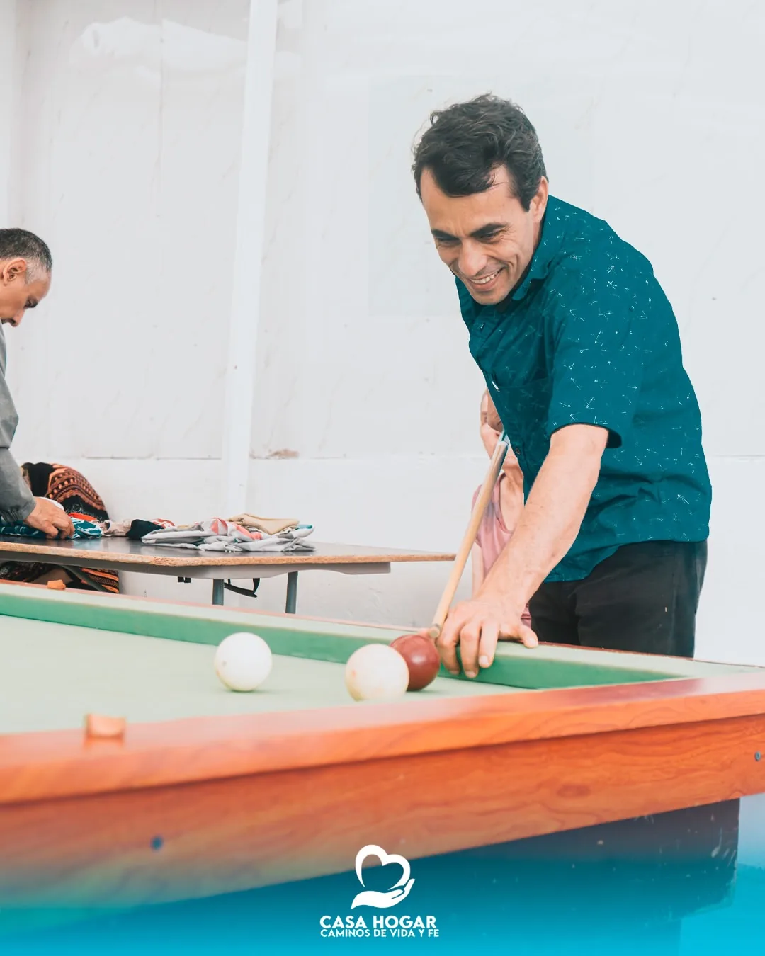 Actividad recreativa de billar.